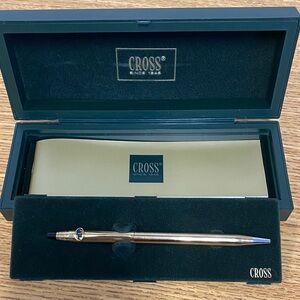 Vintage Cross Pen 10 KT Gold Rolled Gold Pen with Box